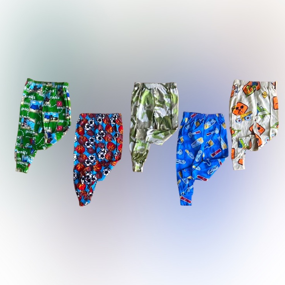 New Boy Pijama Pants (5) pieces size 2T